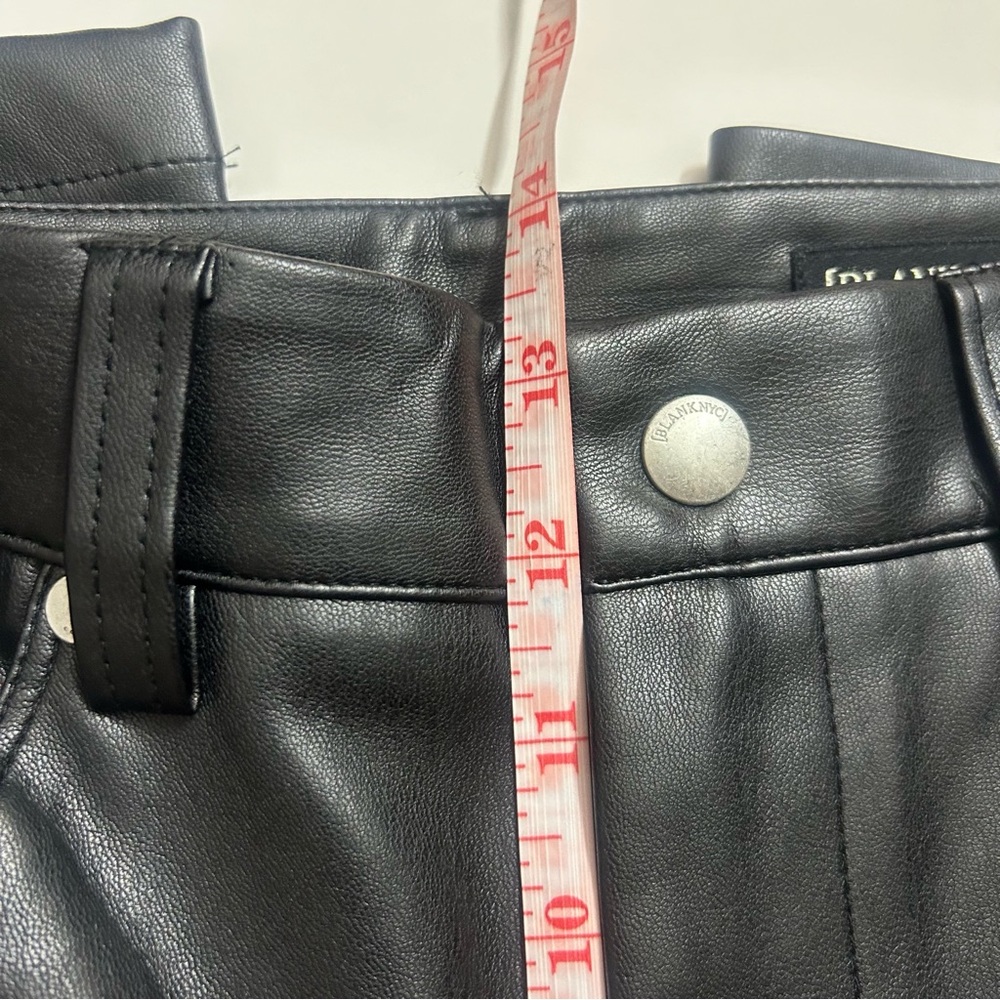 BLANKNYC Black Faux Leather Baxter pants (size 27) - Picture 6 of 6